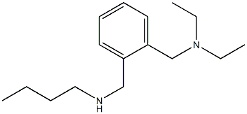 ({2-[(butylamino)methyl]phenyl}methyl)diethylamine 结构式