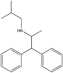 (1,1-diphenylpropan-2-yl)(2-methylpropyl)amine 结构式