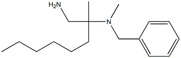 (1-amino-2-methyloctan-2-yl)(benzyl)methylamine 结构式