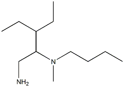 (1-amino-3-ethylpentan-2-yl)(butyl)methylamine 结构式