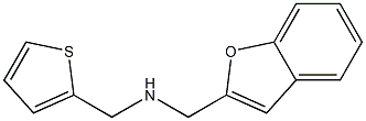 (1-benzofuran-2-ylmethyl)(thiophen-2-ylmethyl)amine 结构式