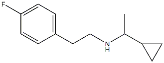 (1-cyclopropylethyl)[2-(4-fluorophenyl)ethyl]amine 结构式