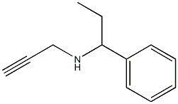 (1-phenylpropyl)(prop-2-yn-1-yl)amine 结构式