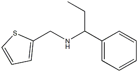 (1-phenylpropyl)(thiophen-2-ylmethyl)amine 结构式