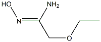 (1Z)-2-ethoxy-N'-hydroxyethanimidamide 结构式