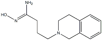 (1Z)-4-(3,4-dihydroisoquinolin-2(1H)-yl)-N'-hydroxybutanimidamide 结构式