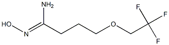 (1Z)-N'-hydroxy-4-(2,2,2-trifluoroethoxy)butanimidamide 结构式