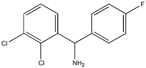 (2,3-dichlorophenyl)(4-fluorophenyl)methanamine 结构式