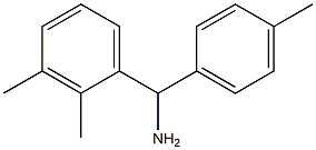 (2,3-dimethylphenyl)(4-methylphenyl)methanamine 结构式