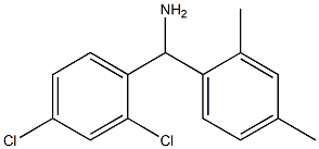 (2,4-dichlorophenyl)(2,4-dimethylphenyl)methanamine 结构式