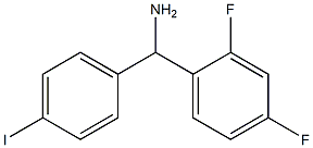 (2,4-difluorophenyl)(4-iodophenyl)methanamine 结构式