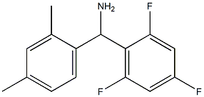 (2,4-dimethylphenyl)(2,4,6-trifluorophenyl)methanamine 结构式