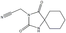 (2,4-dioxo-1,3-diazaspiro[4.5]dec-3-yl)acetonitrile 结构式