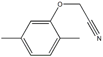 (2,5-dimethylphenoxy)acetonitrile 结构式