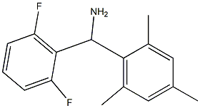 (2,6-difluorophenyl)(2,4,6-trimethylphenyl)methanamine 结构式