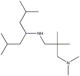 (2-{[(2,6-dimethylheptan-4-yl)amino]methyl}-2-methylpropyl)dimethylamine 结构式