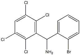 (2-bromophenyl)(2,3,5,6-tetrachlorophenyl)methanamine 结构式