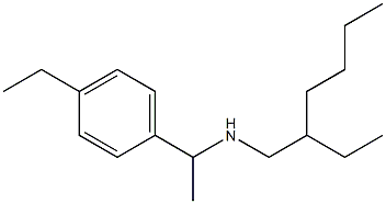 (2-ethylhexyl)[1-(4-ethylphenyl)ethyl]amine 结构式