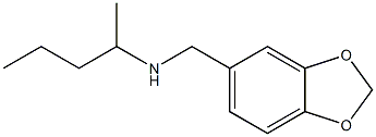 (2H-1,3-benzodioxol-5-ylmethyl)(pentan-2-yl)amine 结构式
