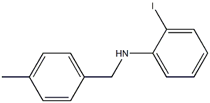 (2-iodophenyl)(4-methylphenyl)methylamine 结构式