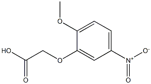 (2-methoxy-5-nitrophenoxy)acetic acid 结构式