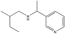 (2-methylbutyl)[1-(pyridin-3-yl)ethyl]amine 结构式