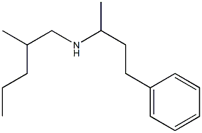 (2-methylpentyl)(4-phenylbutan-2-yl)amine 结构式