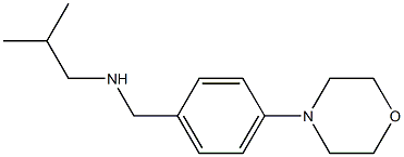 (2-methylpropyl)({[4-(morpholin-4-yl)phenyl]methyl})amine 结构式