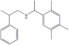 (2-phenylpropyl)[1-(2,4,5-trimethylphenyl)ethyl]amine 结构式