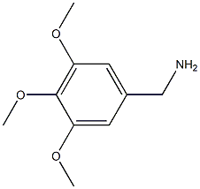 (3,4,5-trimethoxyphenyl)methanamine 结构式