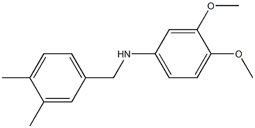 (3,4-dimethoxyphenyl)(3,4-dimethylphenyl)methylamine 结构式