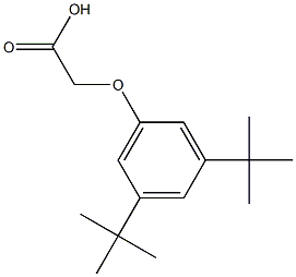 (3,5-di-tert-butylphenoxy)acetic acid 结构式
