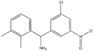 (3-chloro-5-nitrophenyl)(2,3-dimethylphenyl)methanamine 结构式
