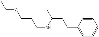 (3-ethoxypropyl)(4-phenylbutan-2-yl)amine 结构式