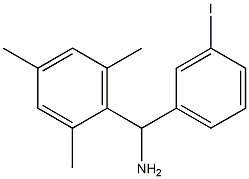 (3-iodophenyl)(2,4,6-trimethylphenyl)methanamine 结构式