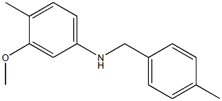 (3-methoxy-4-methylphenyl)(4-methylphenyl)methylamine 结构式