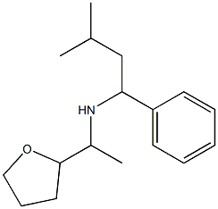 (3-methyl-1-phenylbutyl)[1-(oxolan-2-yl)ethyl]amine 结构式