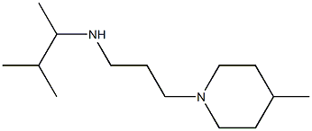 (3-methylbutan-2-yl)[3-(4-methylpiperidin-1-yl)propyl]amine 结构式