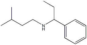 (3-methylbutyl)(1-phenylpropyl)amine 结构式