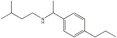 (3-methylbutyl)[1-(4-propylphenyl)ethyl]amine 结构式