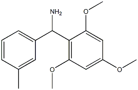 (3-methylphenyl)(2,4,6-trimethoxyphenyl)methanamine 结构式