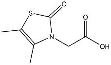 (4,5-dimethyl-2-oxo-1,3-thiazol-3(2H)-yl)acetic acid 结构式