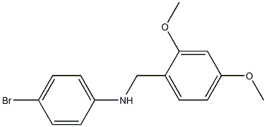 (4-bromophenyl)(2,4-dimethoxyphenyl)methylamine 结构式