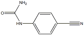 (4-cyanophenyl)urea 结构式