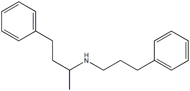 (4-phenylbutan-2-yl)(3-phenylpropyl)amine 结构式