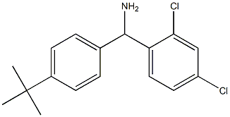 (4-tert-butylphenyl)(2,4-dichlorophenyl)methanamine 结构式