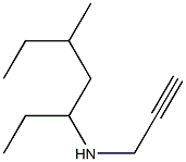 (5-methylheptan-3-yl)(prop-2-yn-1-yl)amine 结构式