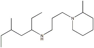 (5-methylheptan-3-yl)[3-(2-methylpiperidin-1-yl)propyl]amine 结构式