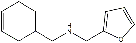 (cyclohex-3-en-1-ylmethyl)(furan-2-ylmethyl)amine 结构式