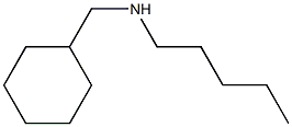 (cyclohexylmethyl)(pentyl)amine 结构式